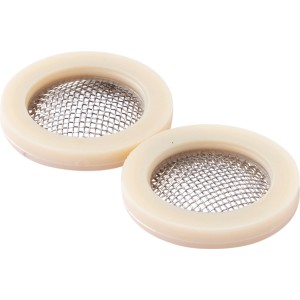 Guarnizioni a setaccio KÖRO, 2 pezzi, 17,5x24x3 mm, per rubinetti e tubi dell'acqua.