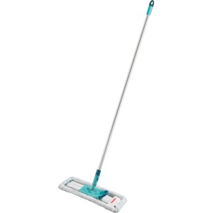 Leifheit Lavapavimenti Profi XL Micro Duo con panno in microfibra e manico in alluminio per piastrelle e pavimenti in pietra.