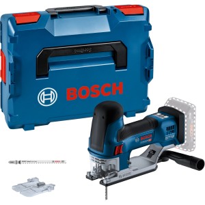Scie sauteuse sans fil Bosch Professional GST 18 V-155 SC Solo avec L-Boxx, accessoires et batterie (en option).