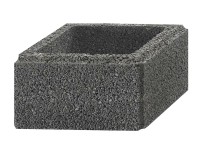 Kann Gartenmauer Pfeilerelement Anthrazit (HxBxT) 20 x 37,5 cm x 37,5 cm Kann Gartenmauer Pfeilerelement Anthrazit (HxBxT) 20 x 37,5 cm x 37,5 cm