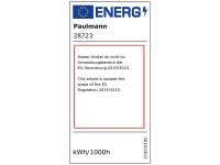 Paulmann Ampoule LED spéciale AGL E27 Rouge 1,3 W