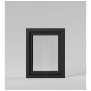 Fenêtre oscillo-battante Roro, cadre anthracite, DIN gauche, 70x90 cm. Fenêtre en PVC pour votre maison.