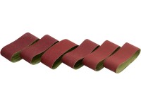 LUX-TOOLS Schleifband-Set 75 x 533 mm / 6-tlg.