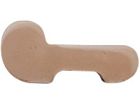 Deroma Tonfüsschen Weiss Höhe 3,7 cm / 3er-Pack