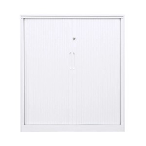 Contini Armoire à volets roulants en métal Blanc 90 x 90 x 45 cm