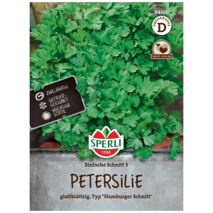 Sperli Saatgut Petersilie, grossblättrig, Hamburger Schnitt, Einfache Schnitt 3.