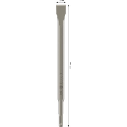 Bosch Scalpello piatto SDS-plus 250 x 20 mm