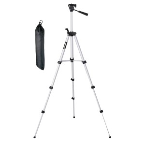 Einhell Treppiede telescopico con borsa, regolabile in altezza per strumenti di misura e livelli laser.