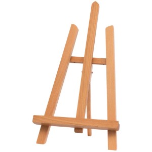 Cavalletto da tavolo Kreul Solo Goya in legno di faggio per tele fino a 30 cm di altezza.