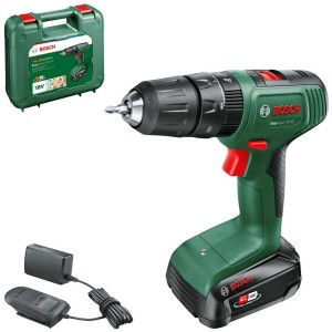 Avvitatore a batteria Bosch EasyImpact 18V con batteria, caricabatterie e valigetta.