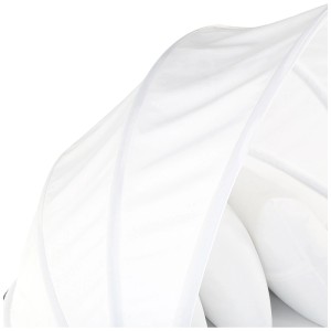 Dettaglio: Tendalino bianco crema dell'isola prendisole Beliani Sylt Lux Rattan Grigio.