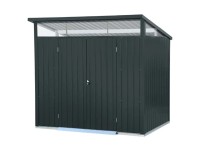 Duramax Metall-Gerätehaus 2,5 x 2 m Doppeltür Grau