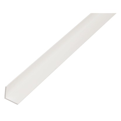 Profilo angolare simmetrico Bianco 30 x 30 x 1'000 mm / spessore 2 mm