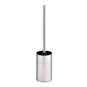 Ensemble WC Detroit en acier inoxydable, brosse WC moderne pour salle de bain.