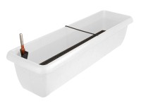 Blumenkasten Aqua Andalucia Weiss (HxBxT) 18 x 23,5 x 82 cm