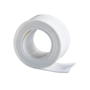 Nastro sigillante Wenko, bianco, 1,1 x 5 x 35 cm, arrotolato. Accessorio bagno per sigillatura duratura.