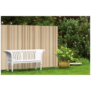 Paravista per recinzione Videx Rügen Ahorn, 140x250 cm, come protezione balcone in giardino.