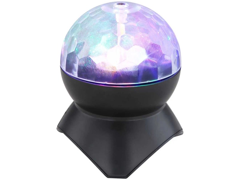 Produktbild von Tischlampe RGB Tischleuchte Mit Bluetooth Lautsprecher Tischlampe Terrasse Rgb Farbwechsler Kunststoff Ip44 Usb Kabel 3x Led 3x 006 Watt Dxh 98x107 Cm 80242318