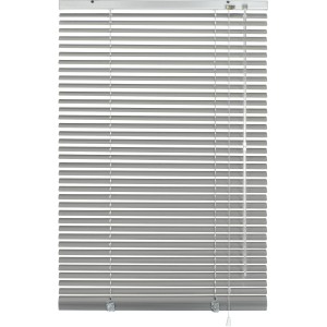 Gardinia Tenda veneziana in alluminio, 80x175 cm, argento. Protezione solare e privacy per finestre.
