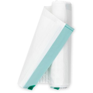 Brabantia PerfectFit sacs poubelle 30L, sacs blancs avec cordon de serrage.