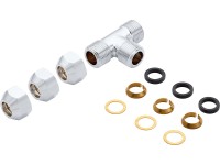 Quetschverschraubung T-Stück Ø 10 mm