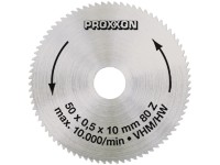 Proxxon Kreissägeblatt Vollmaterial Hartmetall 80 Zähne Ø 50 mm
