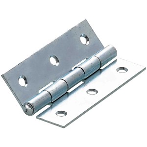 Charnière Hettich, étroite, acier galvanisé, 70x40x1,5 mm, pour équipement de meuble.