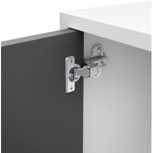 Cerniera Hettich Mini per ante interne di mobili (15-19 mm).