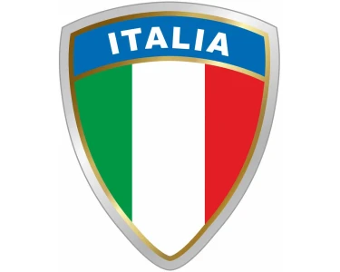 Adesivo bandiera italiana 7,5 x 6 cm