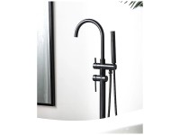 Wannenarmatur Tugela freistehend matt Schwarz