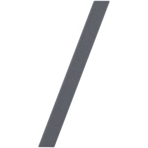 Alpertec numéro de maison caractère spécial barre oblique, acier inoxydable, anthracite, pour montage mural.