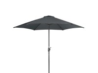 Derby Parasol de marché à manivelle Derby Basic Lift Neo Anthracite Ø 286 cm