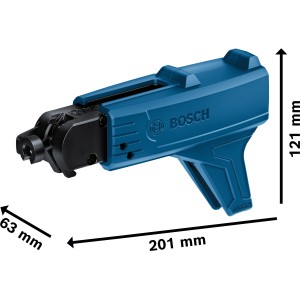 Bosch Professional GMA 55 Magazinaufsatz für GTB 18V-45 Trockenbauschrauber, blau.