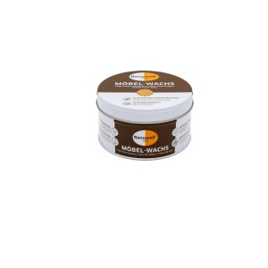 Cera d'api per mobili Renuwell, barattolo da 500 ml per legno, pietra, metallo e pelle liscia.