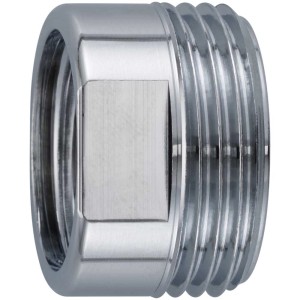 Riduzione Neoperl, ottone cromato, 1/2 x 3/4 pollice, per raccordi HT.