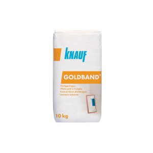 Knauf Goldband intonaco premiscelato, sacco da 10 kg, ideale per interni e ambienti umidi.