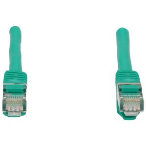 Cavo di rete verde Schwaiger Cat. 6 S/FTP con connettore RJ45, lunghezza 1 m.