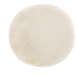 Coussin d'assise Coste beige rond en polyester, Ø 40 cm.