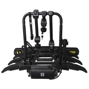 Porte-vélos d'attelage Fischer UltraLine Evo 3 pour jusqu'à 3 vélos ou vélos électriques.