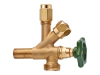 Mateu® Spülmaschinenventil Messing blank 3/8