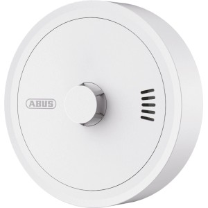 Détecteur de chaleur Abus Prevaro 10 HA1100 blanc. Détecteur rond de protection incendie pour cuisine, garage.