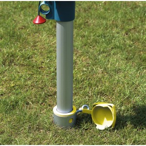 Gah Alberts douille à visser pour tubes (Ø 25-65mm) dans l'herbe. Accessoires pour la construction de clôtures.