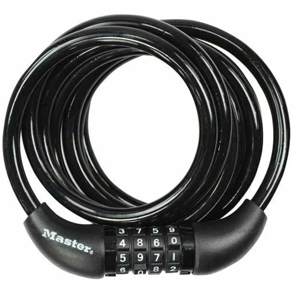 Câble Antivol Master Lock Noir - Comme Neuf, Jamais Servi
