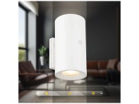 Briloner® Akku-Wandleuchte Misy Weiss (HxBxT) 12 x 7,5 x 6 cm / 2 W / 200 lm Briloner® Akku-Wandleuchte Misy Weiss (HxBxT) 12 x 7,5 x 6 cm / 2 W / 200 lm