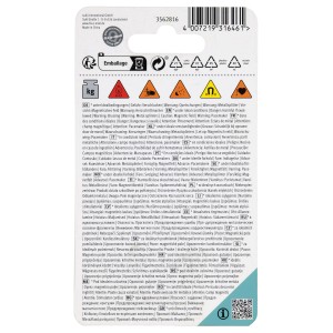 Emballage du disque magnétique en néodyme Fix-o-moll, auto-adhésif, Ø 12 mm, argent.