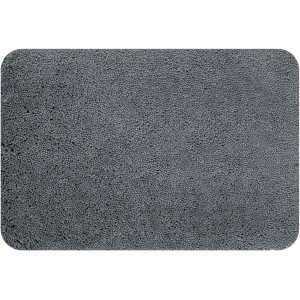 Tappeto da bagno Spirella Highland, 60x90 cm, granito. Tappeto da bagno grigio e soffice per un bagno confortevole.
