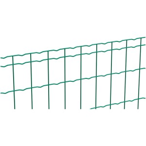 Rete elettrosaldata verde Alberts Fix-Clip Pro, alta 102 cm, lunga 25 m, per la costruzione di recinzioni.