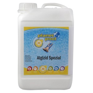 Bidon Algizid Spezial pour la désinfection de piscine, sans mousse.