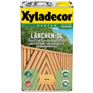 Dose Xyladecor Lärchen-Öl 2,5l für Holzschutz und Pflege im Außenbereich.