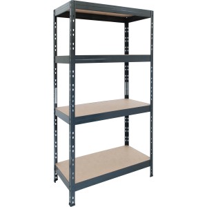 Scaffale pesante Ar Shelving, 180x75x35cm, 4 ripiani, antracite, ideale per lo stoccaggio.
